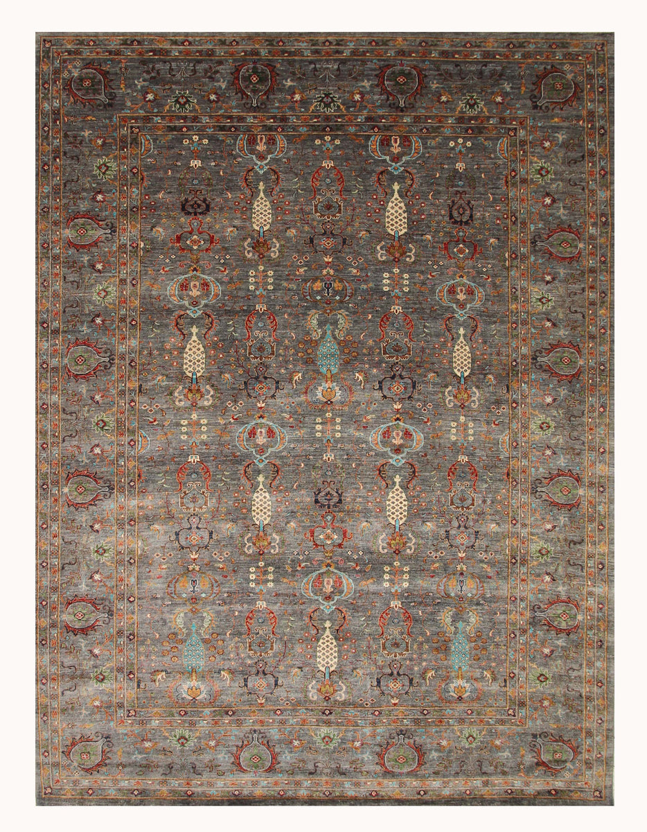 Fine Shah Jahan Rug 11.10 x 8.10 – Zephyr Rugs