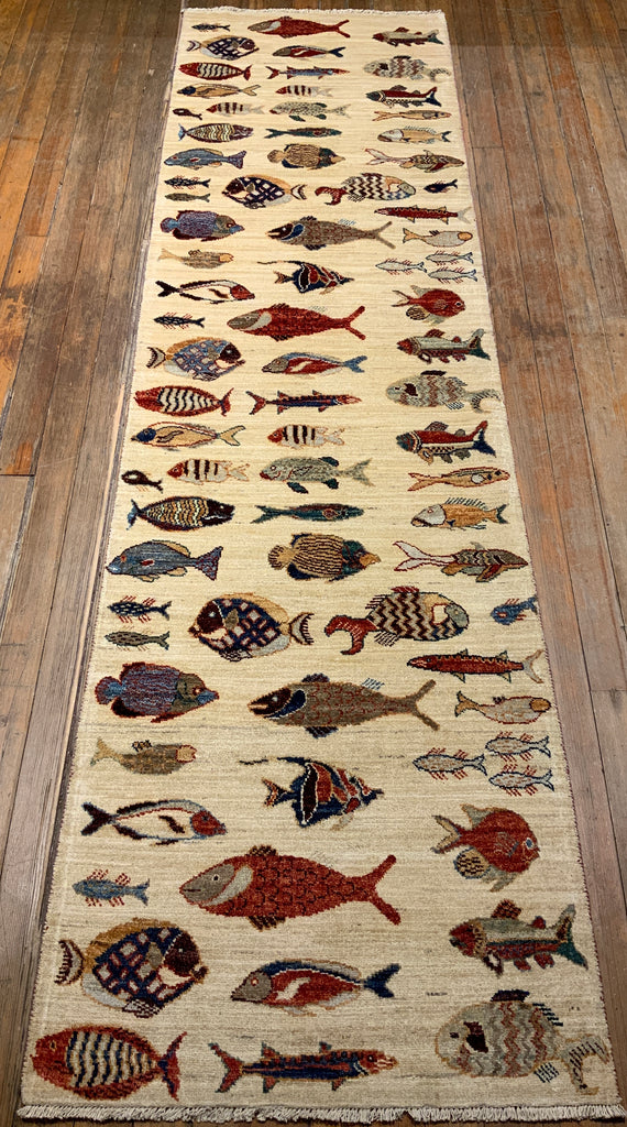 希少 MICHIGAN RUG CO 魚 総柄 S/M Fish Rug – Zephyr Rugs