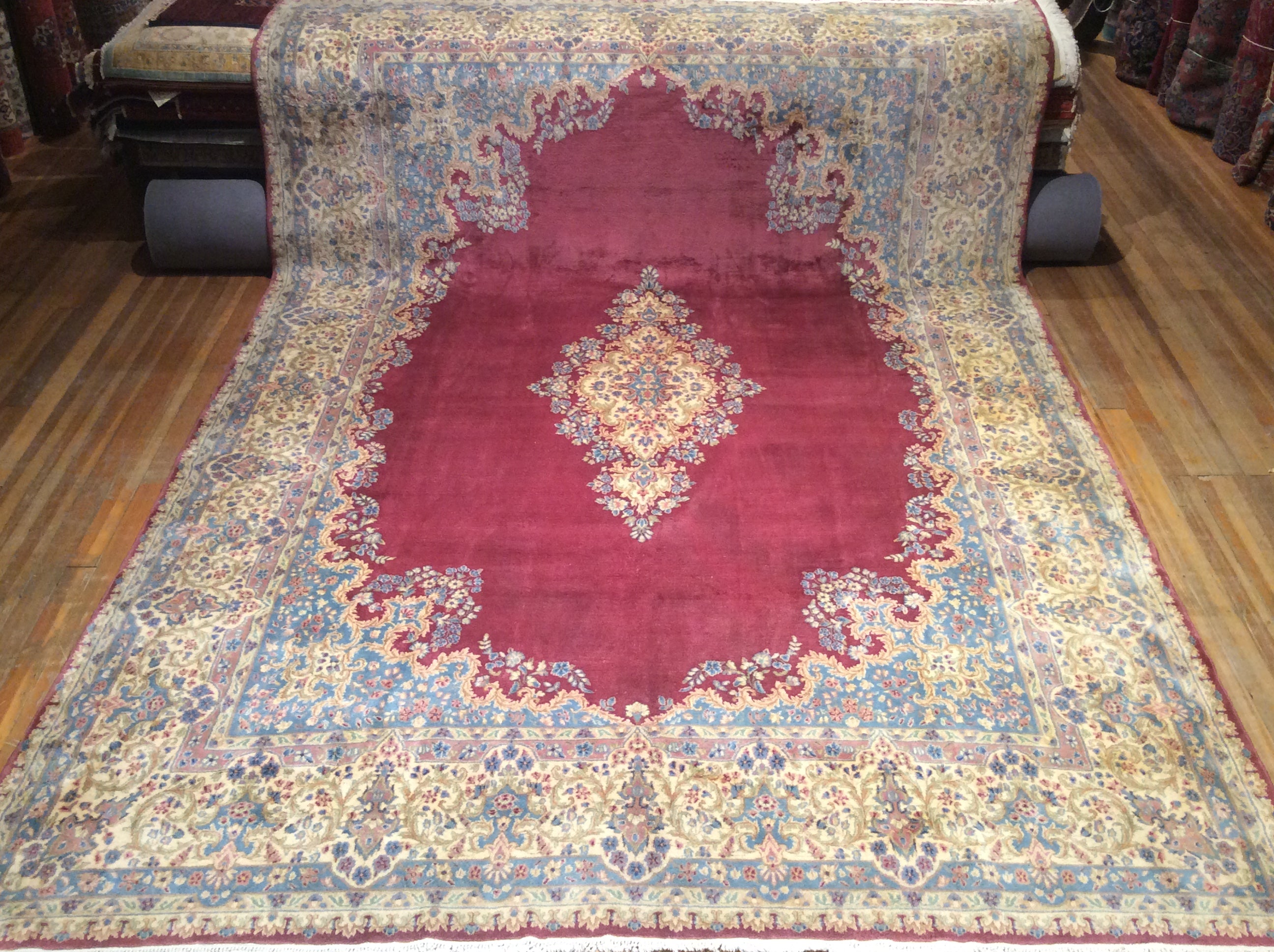 ラグ・カーペット persian kirman rug IMG_7966_c506cb41-f1b2-4bcf-