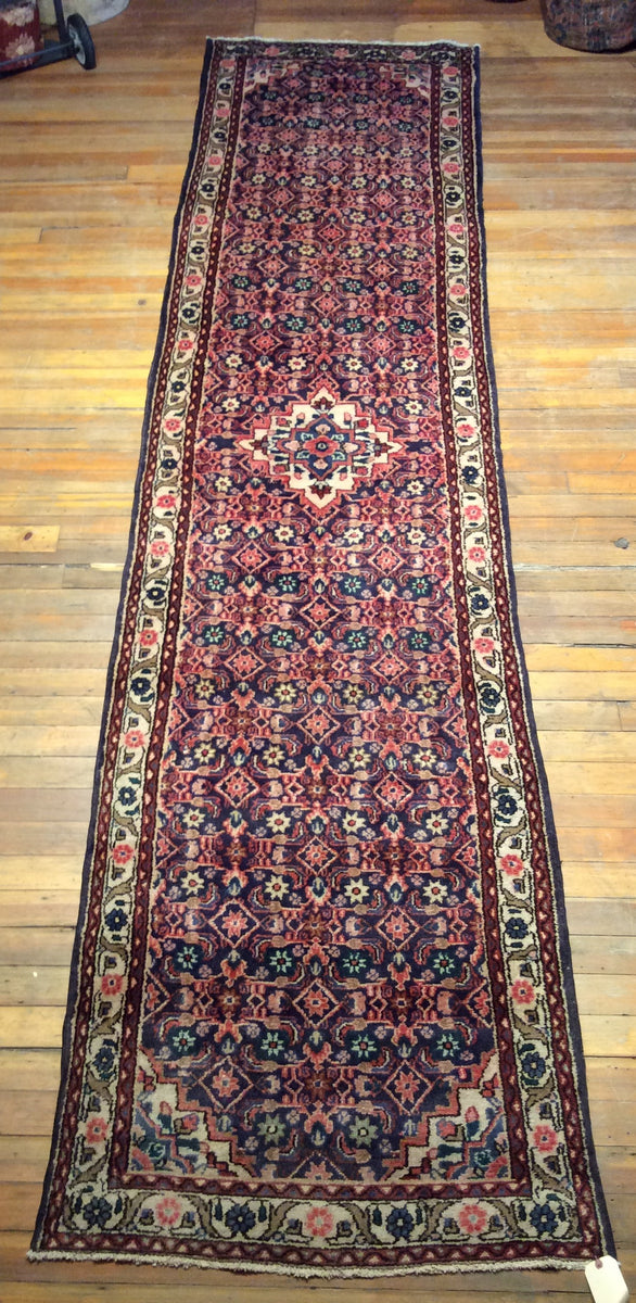 Saraband Rug Persian Saraband Semi Antique Rug 13.6 x 3.3 – Zephyr Rugs